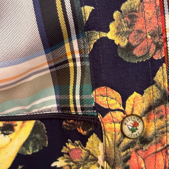Moschino ! Vintage 1980’s Western style shirt with snap Moschino buttons - Picture 4 of 8